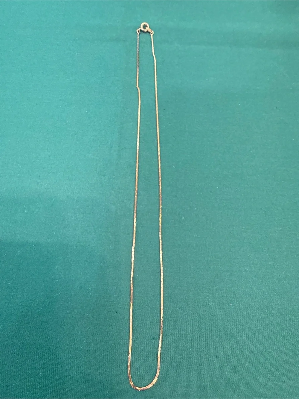 Delicate Goldtone Thin Chain Necklace. 94D